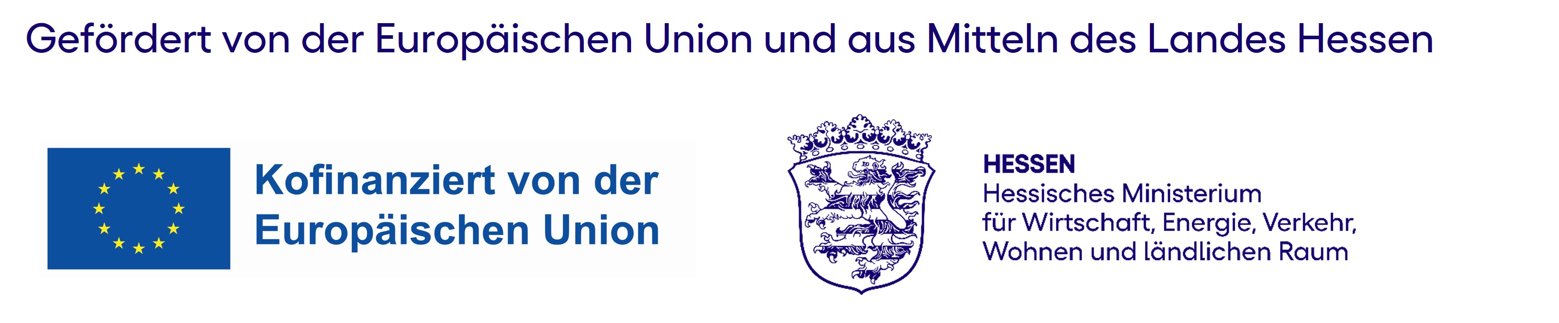 Logo Europäische Union und Hessisches Ministerium für Wirtschaft, Energie, Verkehr, Wohnen und ländlichen Raum